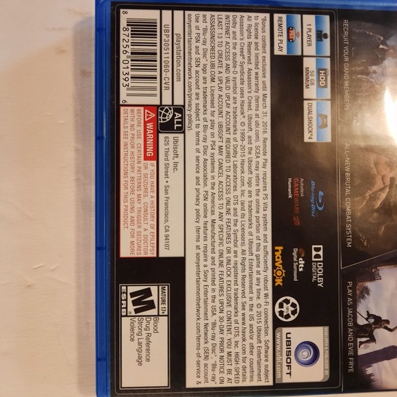 Assassin's Creed Syndicate - Limited Edition (PS4, 2015) - Picture 7 of 8